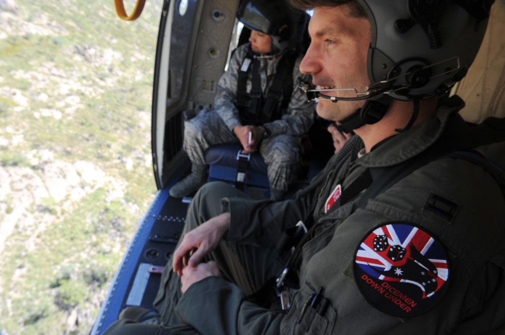 JBER medics, Australian helicopter unit conduct rescue training