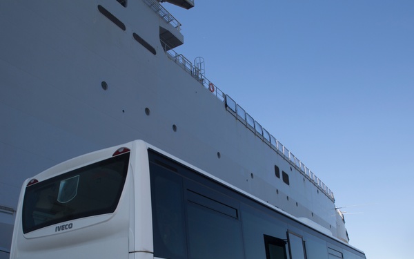 All aboard: U.S. Marines arrive in Toulon France