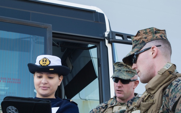 All aboard: U.S. Marines arrive in Toulon France