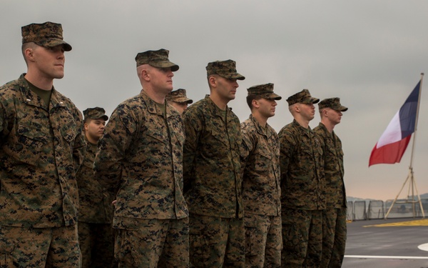 All aboard: U.S. Marines arrive in Toulon France