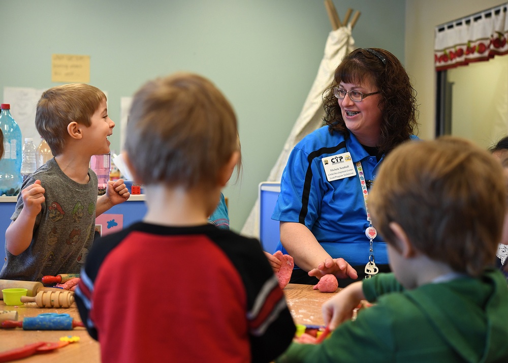 Warrior of the North recognized for work at base childcare facility