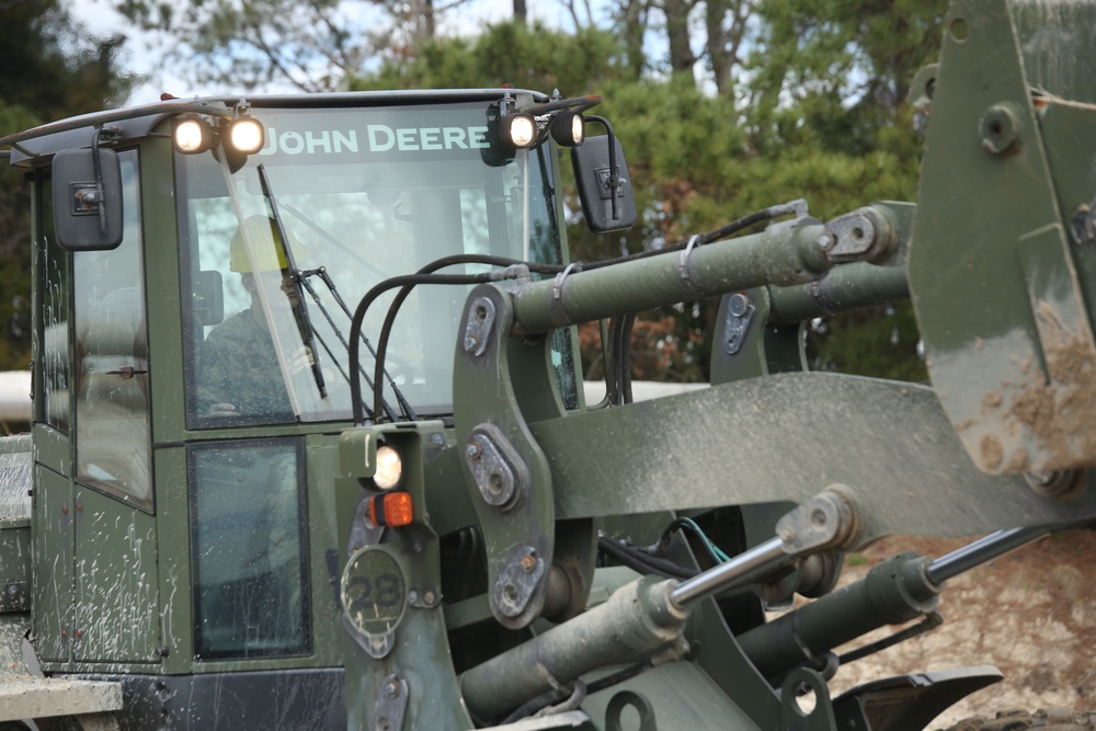 Marines with CLB 22 Conduct Heavy Equipment Training