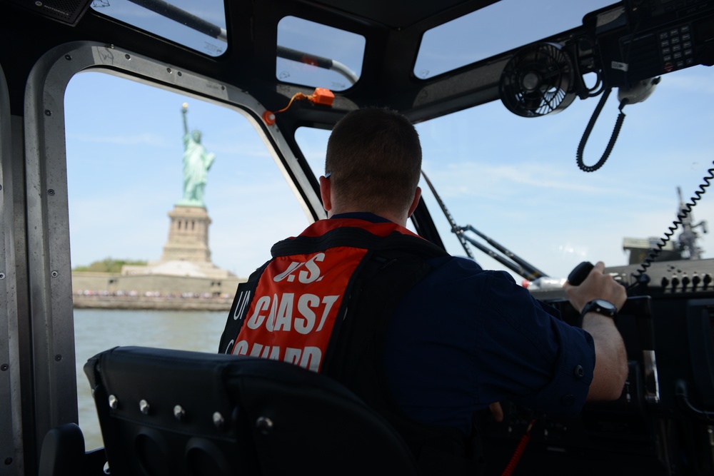 Fleet Week New York Coast Guard security