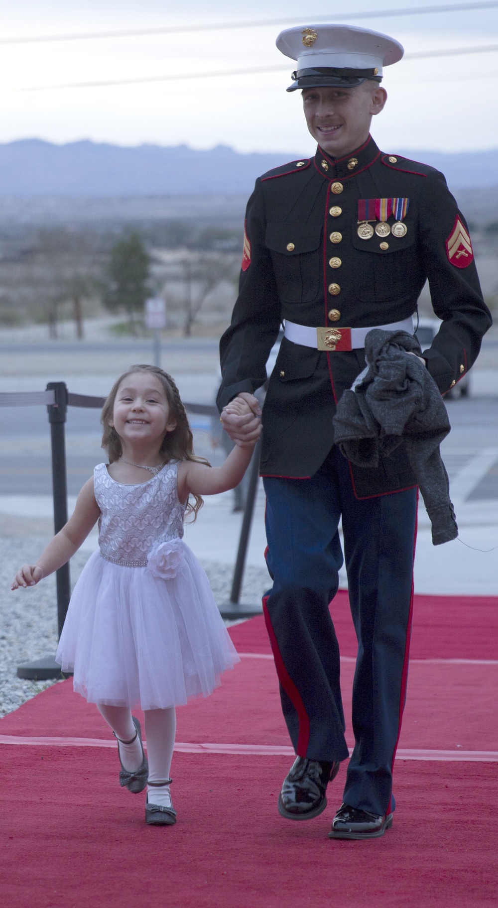 Marines, sailors bond during Father Daughter Dance