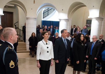 Senior Executive Service induction ceremony for Katharine Kelley, superintendent, Arlington National Cemetery