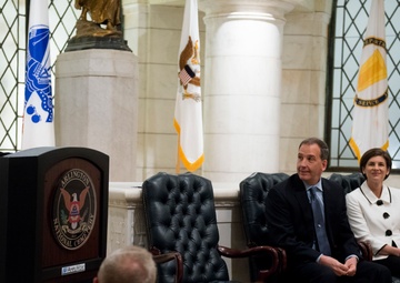 Senior Executive Service induction ceremony for Katharine Kelley, superintendent, Arlington National Cemetery