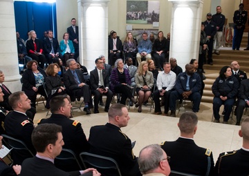 Senior Executive Service induction ceremony for Katharine Kelley, superintendent, Arlington National Cemetery