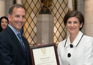 Senior Executive Service induction ceremony for Katharine Kelley, superintendent, Arlington National Cemetery