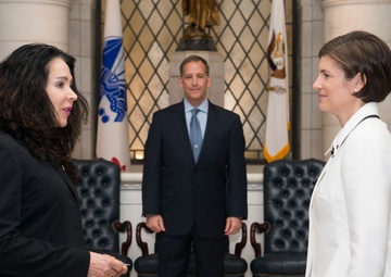 Senior Executive Service induction ceremony for Katharine Kelley, superintendent, Arlington National Cemetery