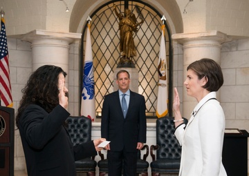 Senior Executive Service induction ceremony for Katharine Kelley, superintendent, Arlington National Cemetery