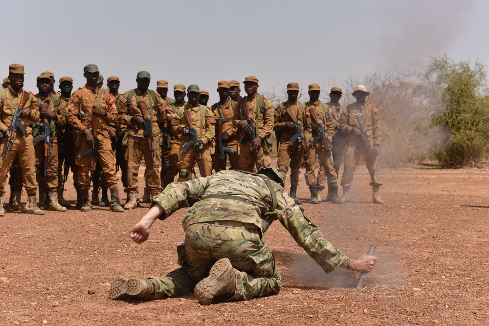 Flintlock 2017 Small unit tactics training in Burkina Faso