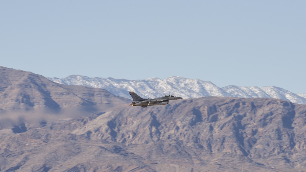 187th Fighter Wing Red Tails takeoff during Red Flag 17-2