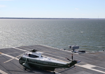 President, POTUS, Donald J. Trump, PCU Gerald R. Ford (CVN78)