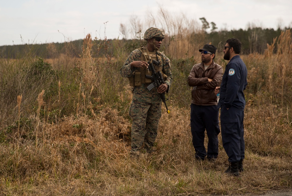 Bridging the Gap: Task Force Southwest Marines conduct key leader engagement