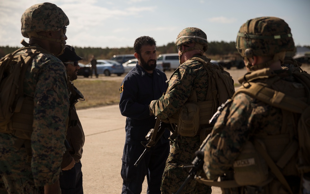 Bridging the Gap: Task Force Southwest Marines conduct key leader engagement