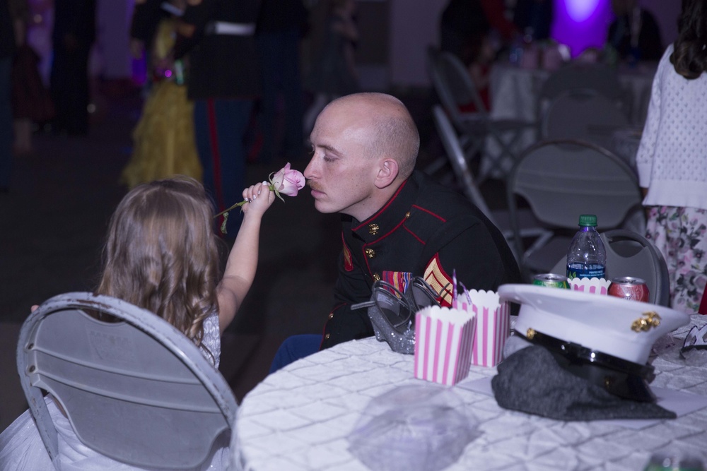 Marines, sailors bond during Father Daughter Dance