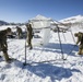 Marines set up tents in Grouse Meadows, MTX 2-17