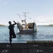 USS Green Bay conducts stern gate marriage with LCU 1666 following Cobra Gold 2017