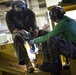 Forklift maintenance aboard USS Bonhomme Richard (LHD 6)