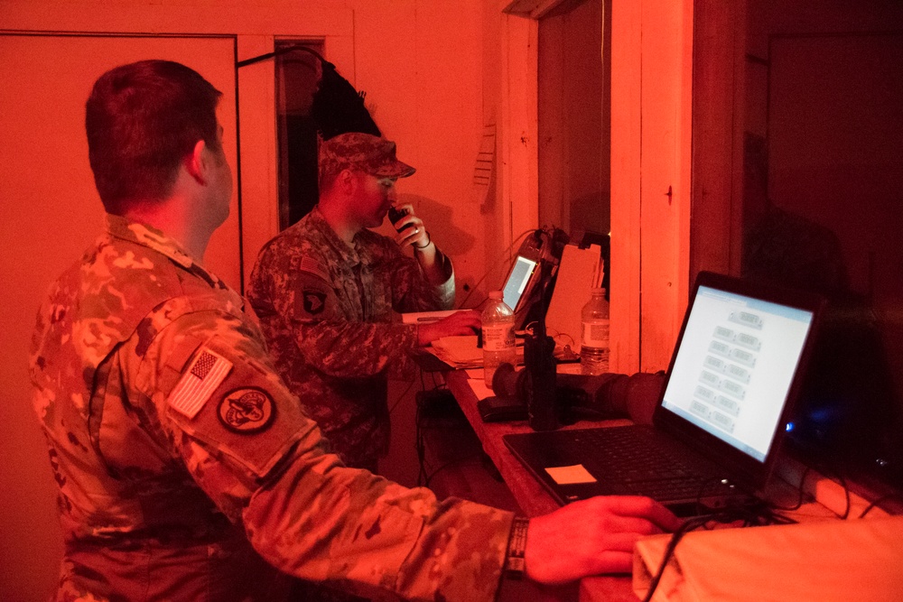 SCARNG 4-118 CAB Scouts Conduct Night Gunnery