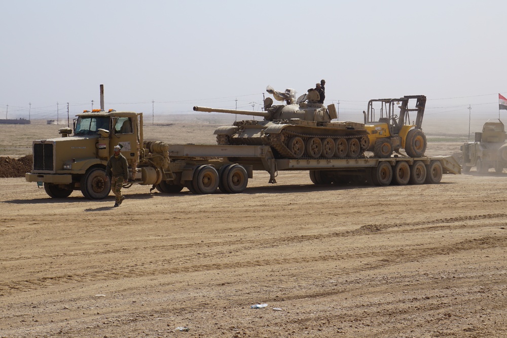 9th Iraqi Army Division fights, repairs, plans outside of Mosul