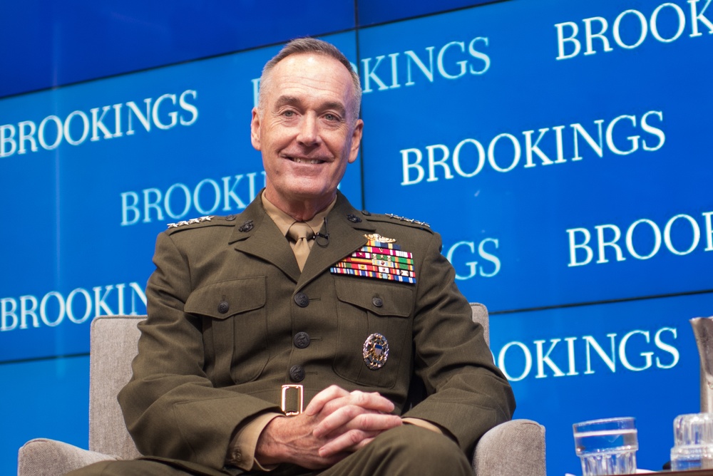 Gen. Joseph F. Dunford speaks at the Brookings Institute