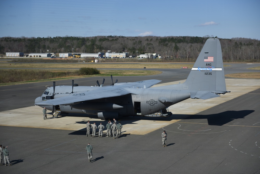 N.C. AIr Guard Stanly County Deployment