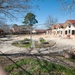 Ongoing construction Bldg 22, playgrounds for Child Development Center