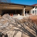 Ongoing construction Bldg 22, playgrounds for Child Development Center