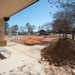 Ongoing construction Bldg 22, playgrounds for Child Development Center