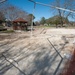 Ongoing construction Bldg 22, playgrounds for Child Development Center
