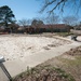 Ongoing construction Bldg 22, playgrounds for Child Development Center