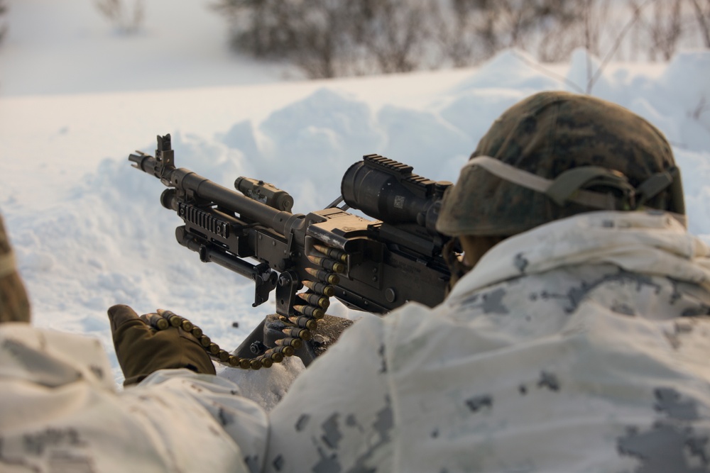 Marine Rotational Force Europe (MRF-E) conduct live fire ranges