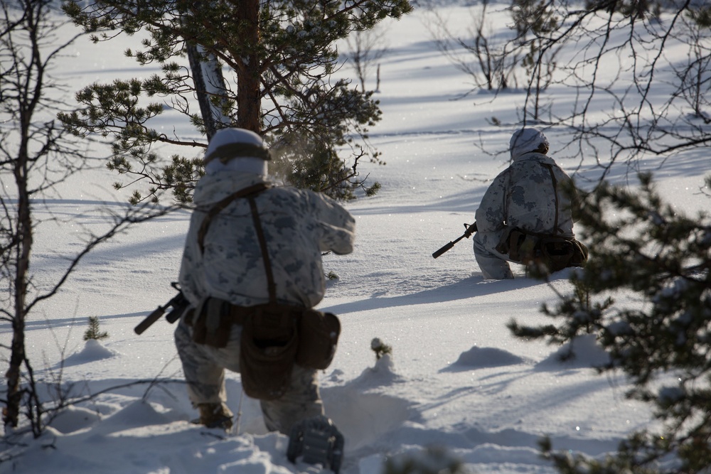 Marine Rotational Force Europe (MRF-E) conducts live fire range