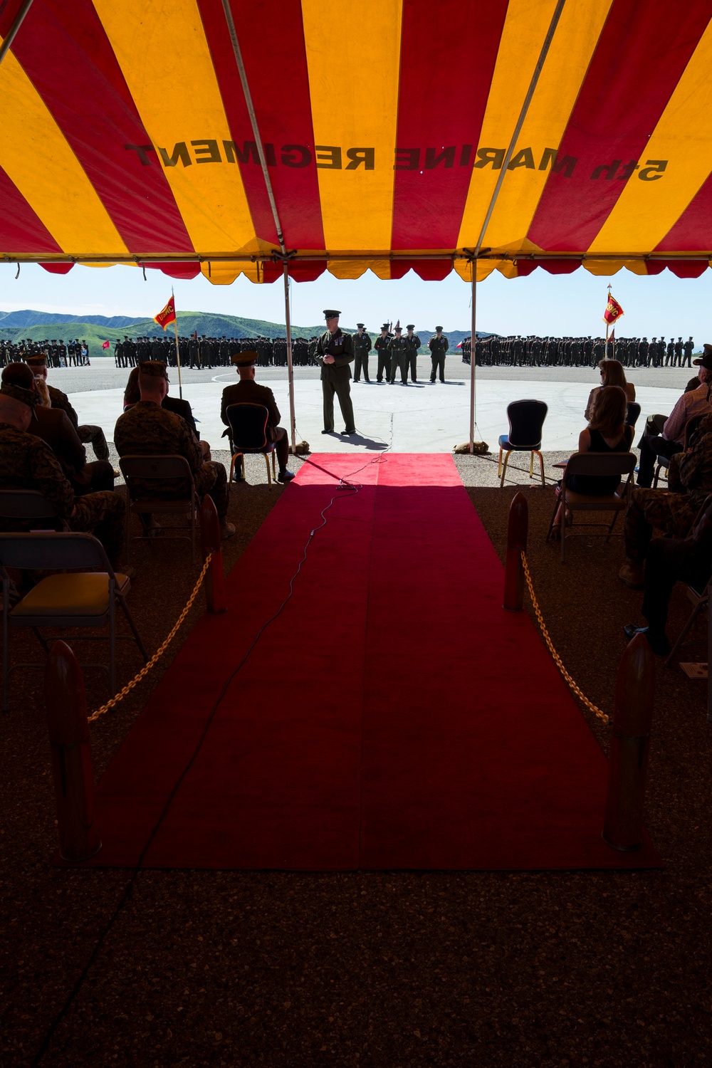 Change of Command Ceremony for 5th Marine Regiment