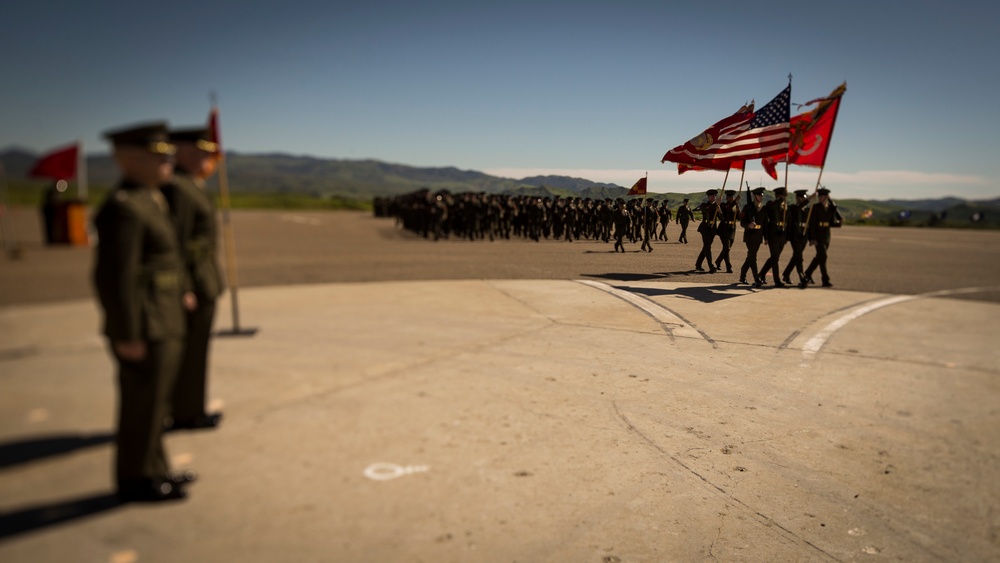 Change of Command Ceremony for 5th Marine Regiment