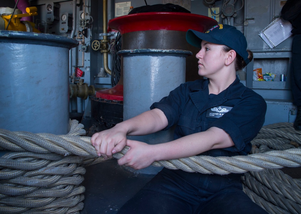 USS Bonhomme Richard (LHD 6) Sea and Anchor Detail