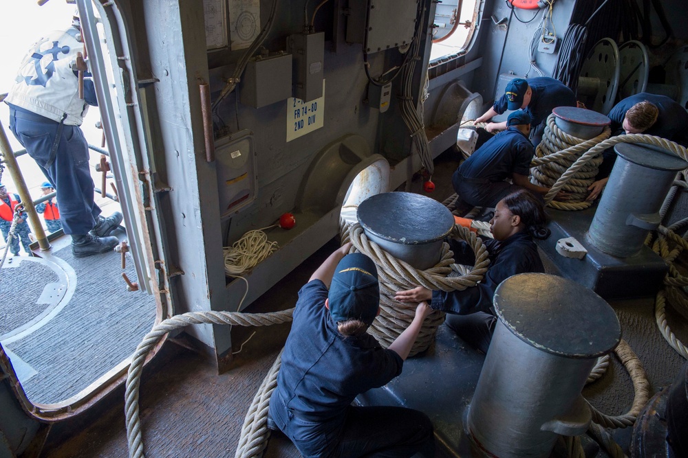 USS Bonhomme Richard (LHD 6) Sea and Anchor Detail