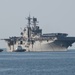 USS Bonhomme Richard (LHD 6) pulls into White Beach