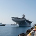 USS Bonhomme Richard (LHD 6) pulls into White Beach