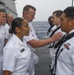 USS Wayne E. Meyer Sailors Stand for Inspection