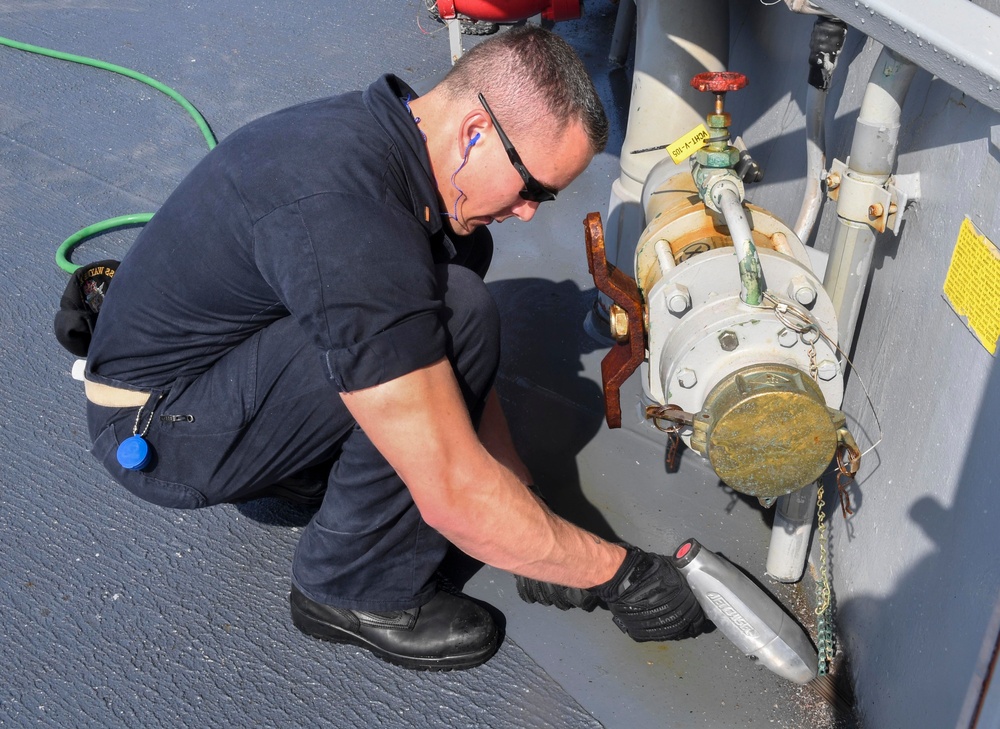 USS Wayne E. Meyer Conducts Preservation Operations