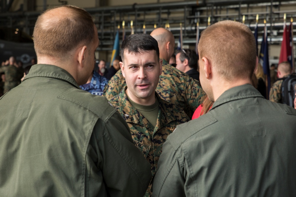 VMFA-121 change of command