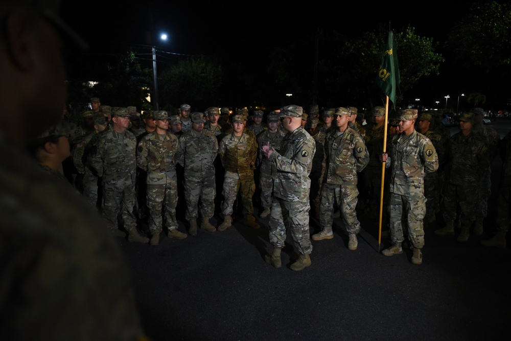 301st Military Police Company Receives Farewell Days after Yellow Ribbon Event