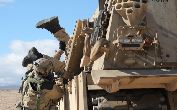 Loading Wounded into APC