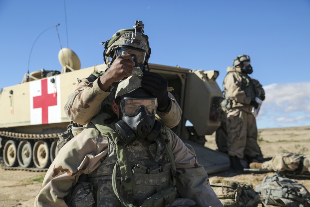 Caring for the Wounded in MOPP Gear