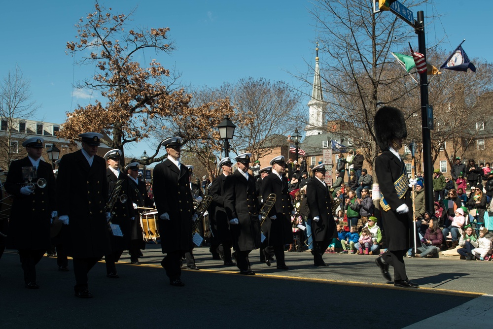 Navy Band in St. Patrick's Day parade