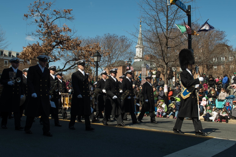 Navy Band in St. Patrick's Day parade