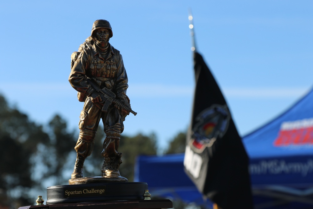 The MinuteMan and HQ Flag shoulder-to-shoulder