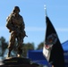 The MinuteMan and HQ Flag shoulder-to-shoulder